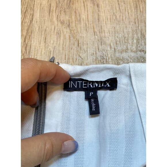 Intermix Gray Mini Skirt Size P - Picture 4 of 7